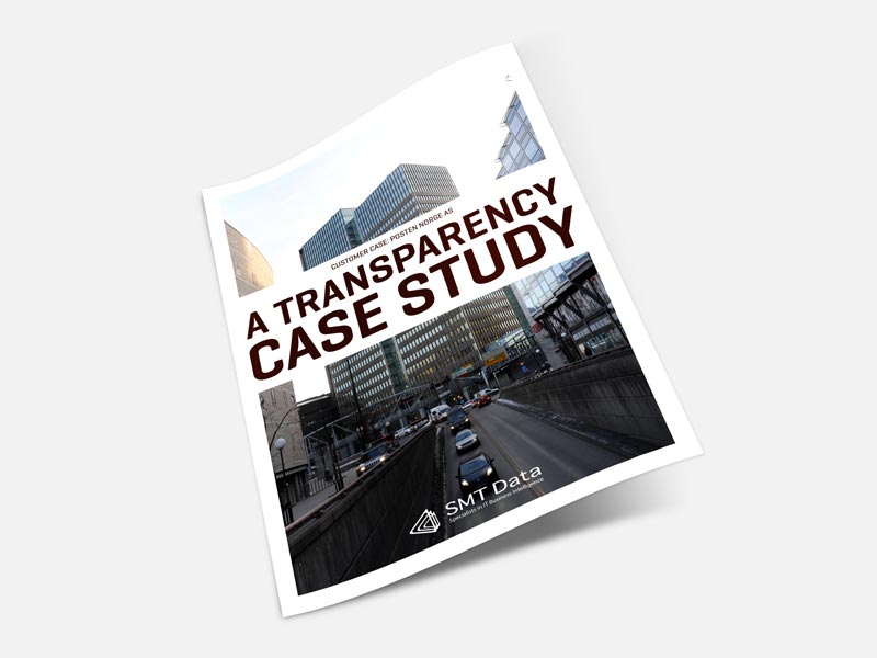 Posten Norge transparency case study brochure